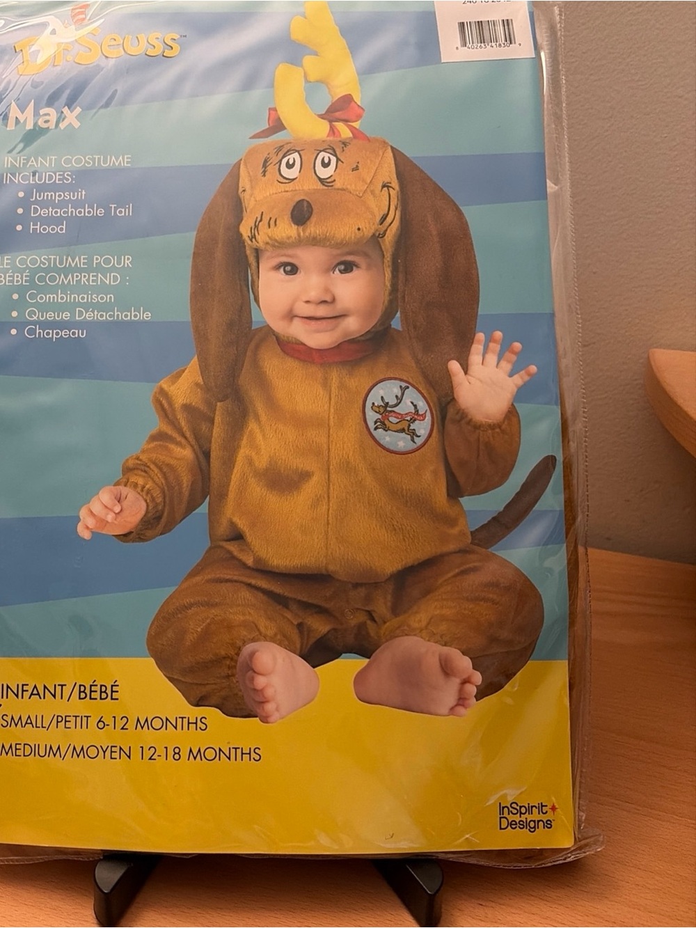 Dr. Seuss Brown and Red Max Puppy Costume